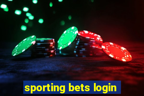 sporting bets login